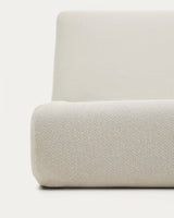 Abziehbares Bett Martina mit ecrufarbener Chenille für Matratzengröße 90 x 200 cm von Kave Home – Produktbild 10
