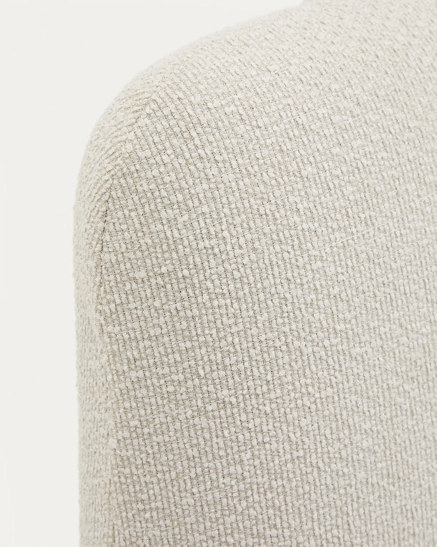 Abziehbares Bett Martina mit ecrufarbener Chenille für Matratzengröße 90 x 200 cm von Kave Home – Produktbild 12