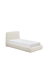 Abziehbares Bett Martina mit ecrufarbener Chenille für Matratzengröße 90 x 200 cm von Kave Home – Produktbild 5