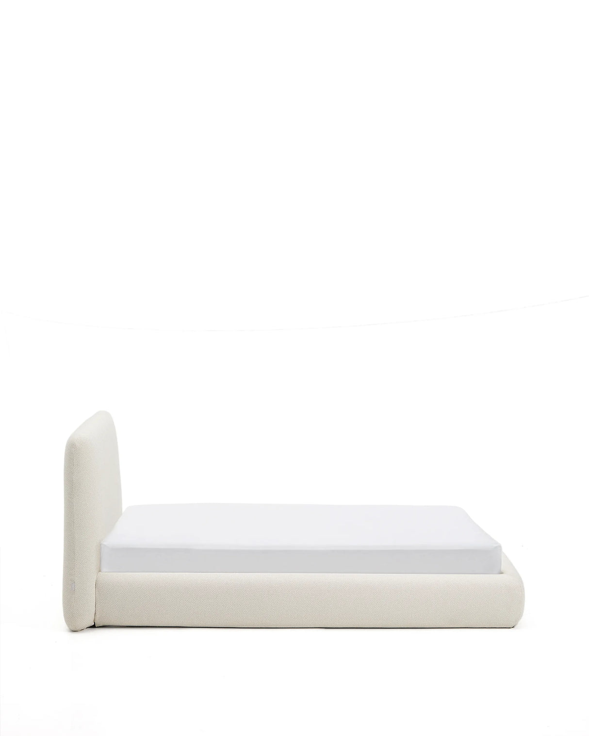 Abziehbares Bett Martina mit ecrufarbener Chenille für Matratzengröße 90 x 200 cm von Kave Home – Produktbild 6