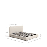 Abziehbares Bett mit aufklappbarem Bettkasten Blok in Écru für Matratzengröße 160 x 200 cm, FSC Mix Credit von Kave Home – Bild 6