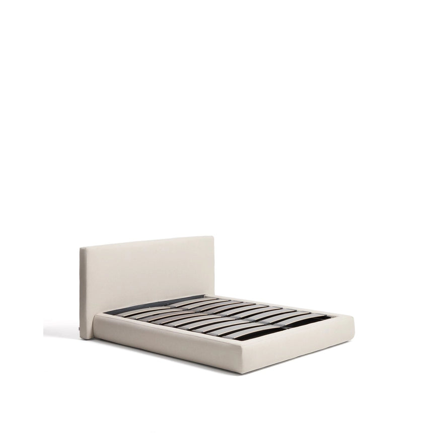 Abziehbares Bett mit aufklappbarem Bettkasten Blok in Écru für Matratzengröße 160 x 200 cm, FSC Mix Credit von Kave Home – Bild 7