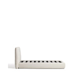 Abziehbares Bett mit aufklappbarem Bettkasten Martina in ecrufarbener Chenille für Matratzengröße 90 x 200 cm von Kave Home – Bild 6