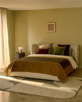 Abziehbares Bett mit aufklappbarem Bettkasten Nerla aus beiger Chenille, für Matratzen von 160 x 200 cm von Kave Home – Bild 2
