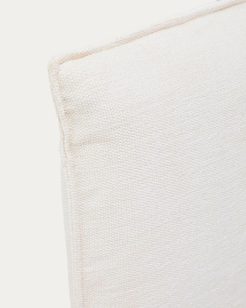 Abziehbares Bettkopfteil Jaira in weißer Chenille für Betten bis 150 cm, FSC Mix Credit von Kave Home – Bild 5