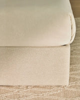 Abziehbares, aufklappbares Bett mit Stauraum Nelzi für Matratzengröße 160 x 200 cm in ecrufarbener Chenille, 100 % FSC von Kave Home – Produktbild 8