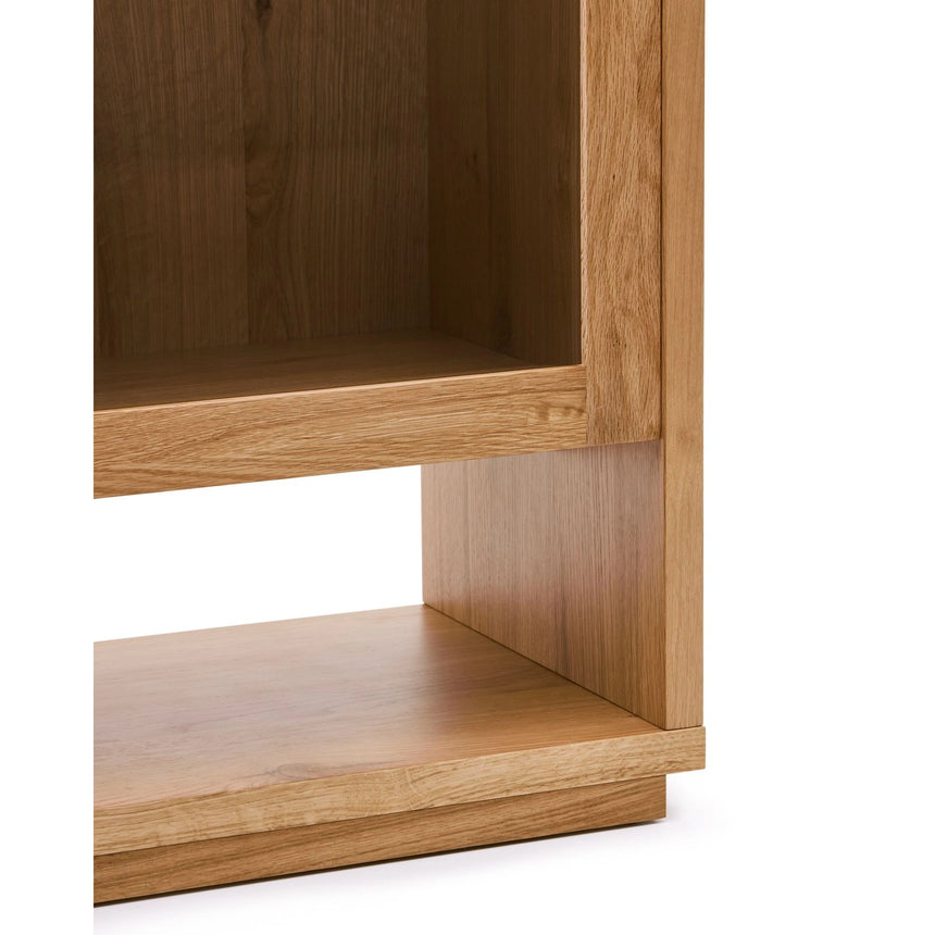 Alguema Vitrine aus Eichenfurnier mit natürlichem Finish 100 x 185 cm von Kave Home – Bild 10