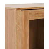 Alguema Vitrine aus Eichenfurnier mit natürlichem Finish 100 x 185 cm von Kave Home – Bild 11
