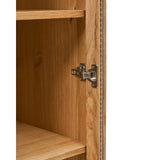Alguema Vitrine aus Eichenfurnier mit natürlichem Finish 100 x 185 cm von Kave Home – Bild 12