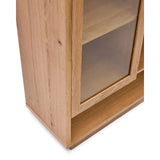 Alguema Vitrine aus Eichenfurnier mit natürlichem Finish 100 x 185 cm von Kave Home – Bild 9