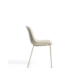 Altea beiger Stuhl mit beige lackierten Stahlbeinen von Kave Home – Bild 3