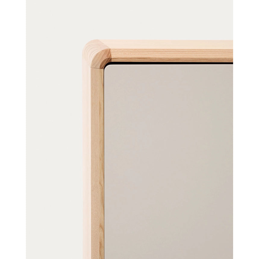 Anielle Sideboard 1 Türe und 3 Schubladen aus Esche massiv und Furnier 150 x 78 cm von Kave Home – Bild 10