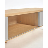 Anielle TV-Schrank 2 Türen massive Esche und Furnier 180 x 41 cm von Kave Home – Bild 11