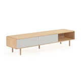 Anielle TV-Schrank 2 Türen massive Esche und Furnier 180 x 41 cm von Kave Home – Bild 9