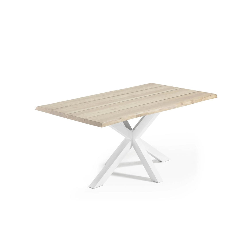 Argo Tisch Eichenfurnier Finish und Stahlbeine 160 x 90 cm von Kave Home – Bild 1