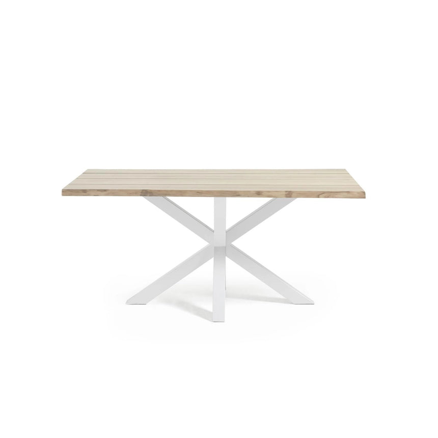 Argo Tisch Eichenfurnier Finish und Stahlbeine 160 x 90 cm von Kave Home – Bild 3