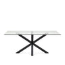 Argo Tisch aus Glas und Stahlbeine mit schwarzem Finish 200 x 100 cm von Kave Home – Bild 5
