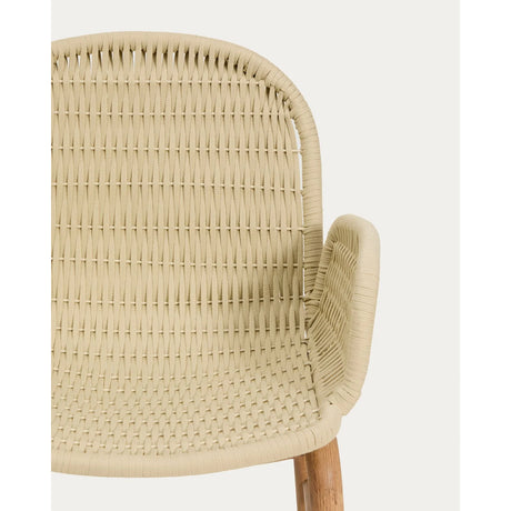 Armlehnstuhl Alipa aus massivem Akazienholz und Seil, FSC 100 % von Kave Home – Bild 10