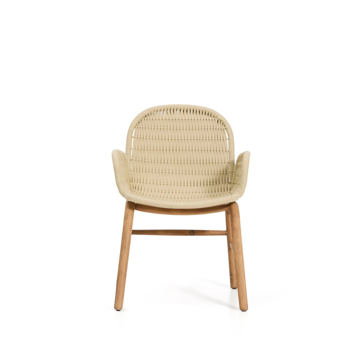 Armlehnstuhl Alipa aus massivem Akazienholz und Seil, FSC 100 % von Kave Home – Bild 9