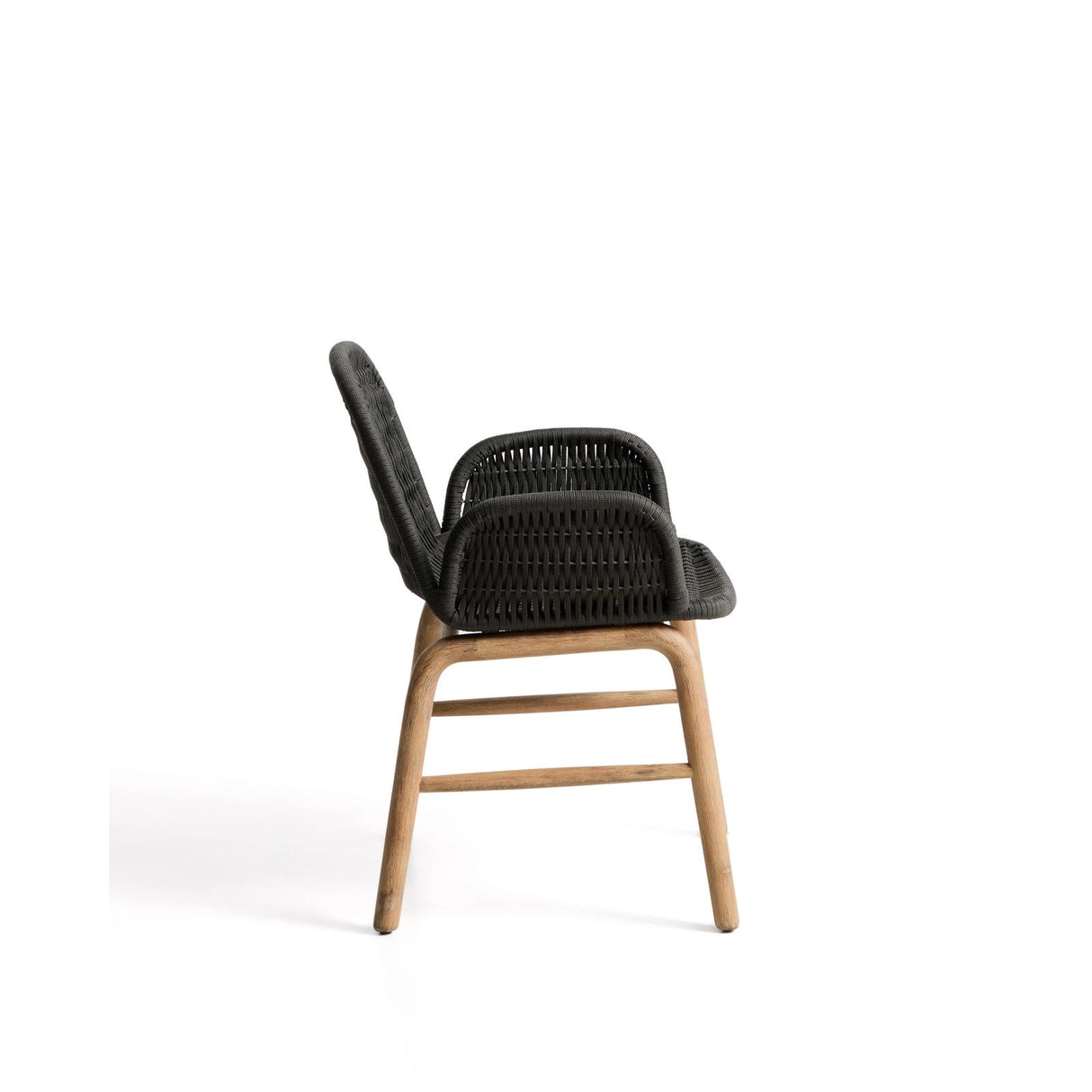 Armlehnstuhl Alipa aus massivem Akazienholz und dunkelgrauem Seil, FSC 100 % von Kave Home – Bild 7