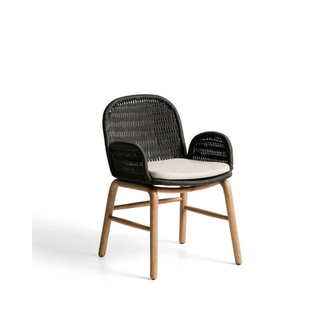 Armlehnstuhl Alipa aus massivem Akazienholz und dunkelgrauem Seil, FSC 100 % von Kave Home – Bild 8