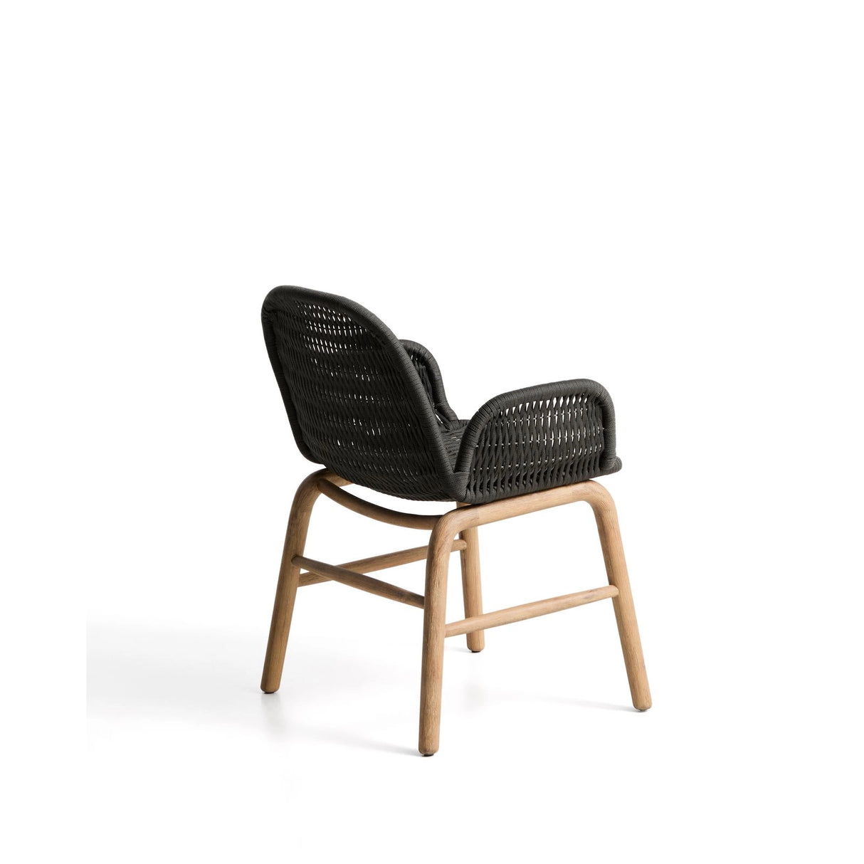 Armlehnstuhl Alipa aus massivem Akazienholz und dunkelgrauem Seil, FSC 100 % von Kave Home – Bild 9