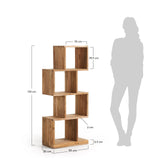 Aroba Regal aus massivem recyceltem Teakholz 55 x 132 cm von Kave Home – Bild 3