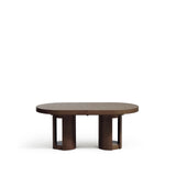Artis ausziehbarer ovaler Tisch aus Massivholz und Eichenfurnier, FSC 100%, 190 (240) x 100 cm von Kave Home – Bild 5