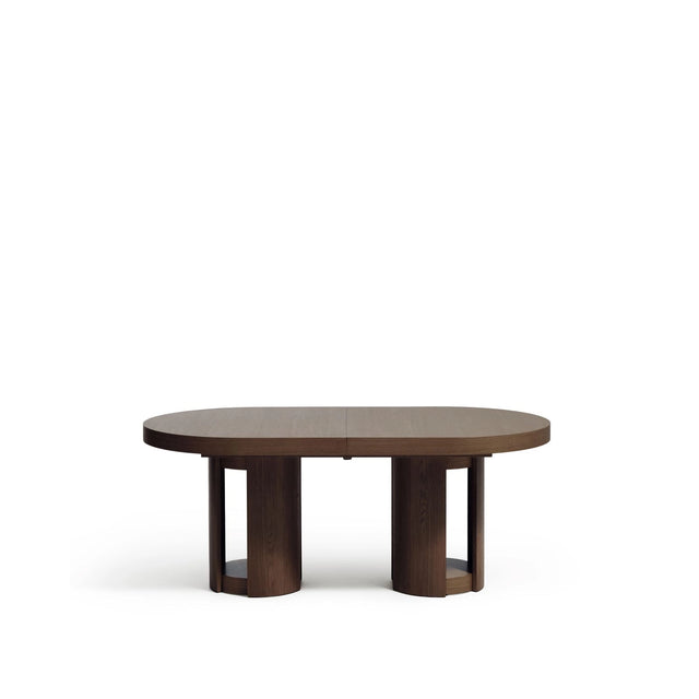 Artis ausziehbarer ovaler Tisch aus Massivholz und Eichenfurnier, FSC 100%, 190 (240) x 100 cm von Kave Home – Bild 5