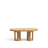 Artis ausziehbarer ovaler Tisch aus Massivholz und Eichenfurnier mit natürlichem Finish, FSC 100%, 190 (240) x 100 cm von Kave Home – Bild 5