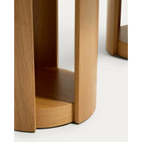 Artis ausziehbarer ovaler Tisch aus Massivholz und Eichenfurnier mit natürlichem Finish, FSC 100%, 190 (240) x 100 cm von Kave Home – Bild 8