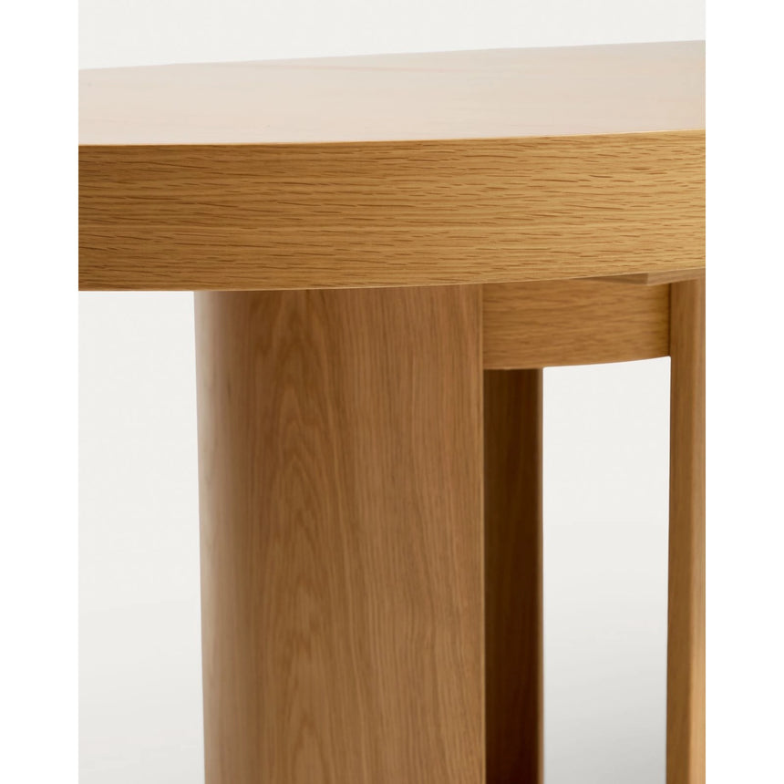 Artis ausziehbarer ovaler Tisch aus Massivholz und Eichenfurnier mit natürlichem Finish, FSC 100%, 190 (240) x 100 cm von Kave Home – Bild 9