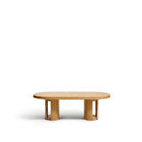 Artis ausziehbarer ovaler Tisch aus Massivholz und Eichenfurnier mit natürlichem Finish, FSC 100%, 240 (290) x 110 cm von Kave Home – Bild 1