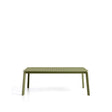 Ausziehbarer Aluminiumtisch Brela in Grün, 205 (287) x 100 cm von Kave Home – Bild 1