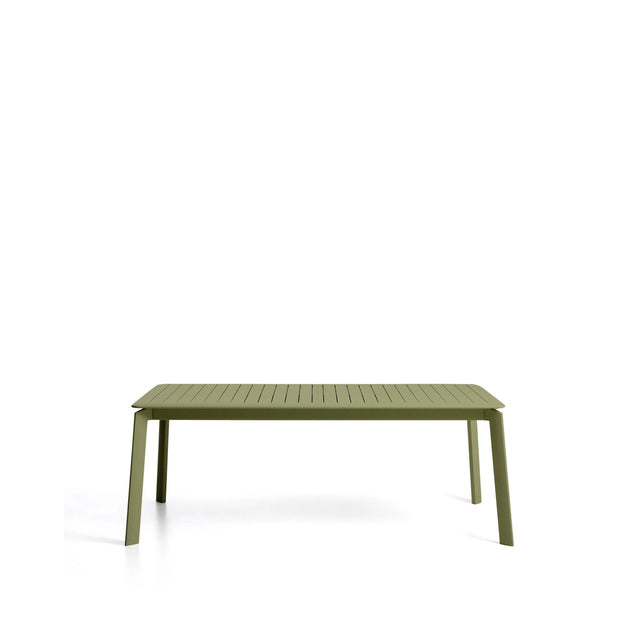 Ausziehbarer Aluminiumtisch Brela in Grün, 205 (287) x 100 cm von Kave Home – Bild 1