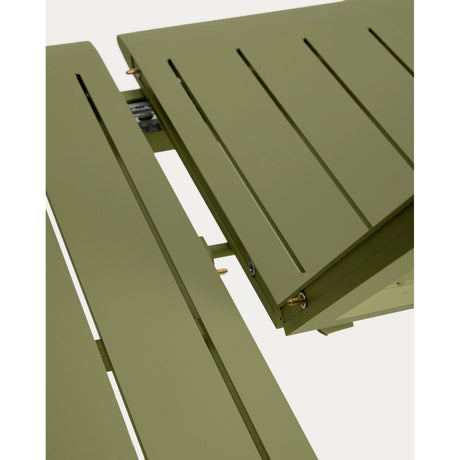 Ausziehbarer Aluminiumtisch Brela in Grün, 205 (287) x 100 cm von Kave Home – Bild 7