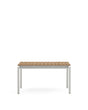 Ausziehbarer Outdoor-Tisch Canyelles aus Polyholz und Aluminium, hellgrau 140 (200) x 90 cm von Kave Home – Produktbild 1