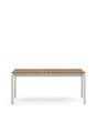 Ausziehbarer Outdoor-Tisch Canyelles aus Polyholz und Aluminium, hellgrau 180 (240) x 100 cm von Kave Home – Produktbild 1