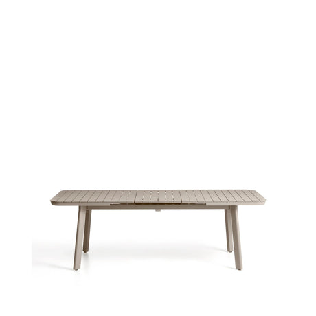 Ausziehbarer Outdoor-Tisch Izola aus Aluminium mit beigem Finish 185 (235) x 100 cm von Kave Home – Bild 2