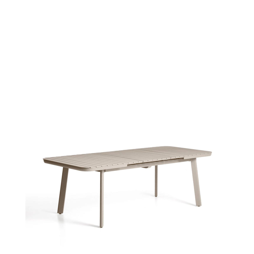 Ausziehbarer Outdoor-Tisch Izola aus Aluminium mit beigem Finish 185 (235) x 100 cm von Kave Home – Bild 4
