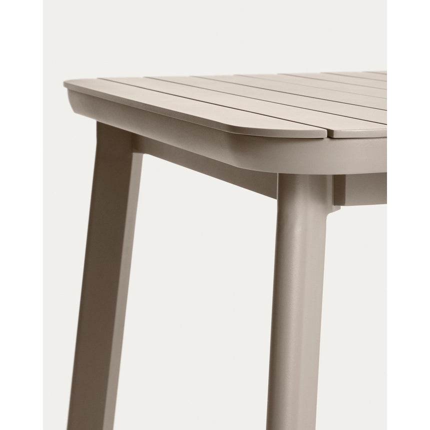 Ausziehbarer Outdoor-Tisch Izola aus Aluminium mit beigem Finish 185 (235) x 100 cm von Kave Home – Bild 5
