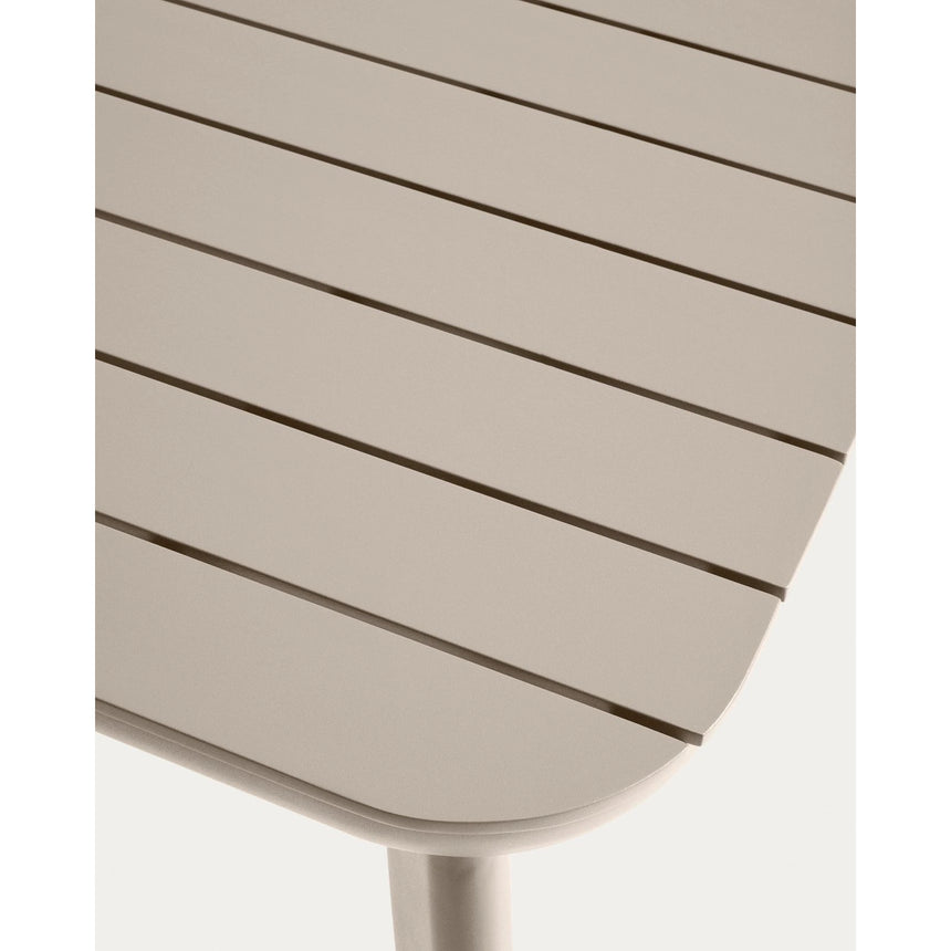 Ausziehbarer Outdoor-Tisch Izola aus Aluminium mit beigem Finish 185 (235) x 100 cm von Kave Home – Bild 8