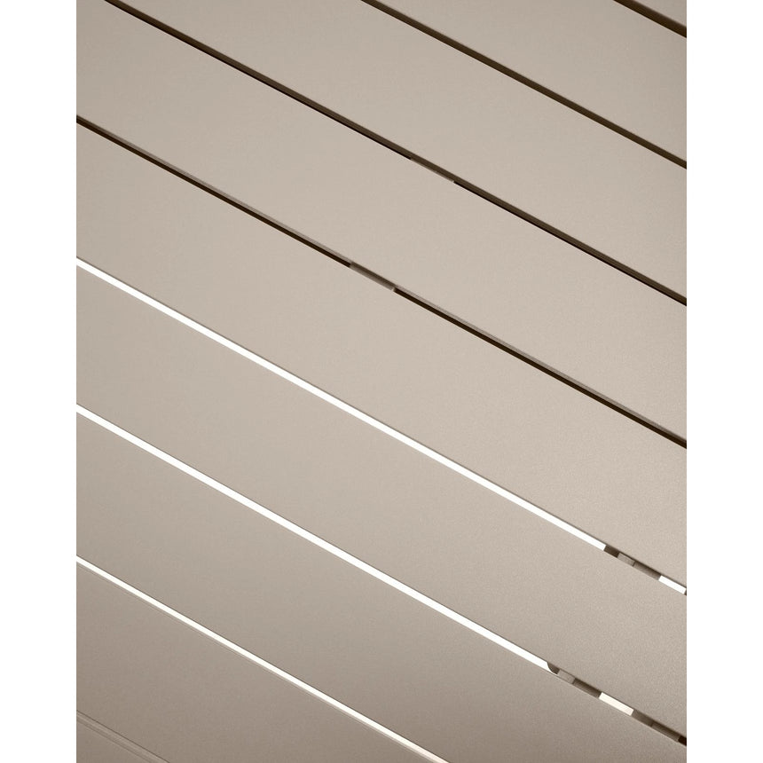 Ausziehbarer Outdoor-Tisch Izola aus Aluminium mit beigem Finish 185 (235) x 100 cm von Kave Home – Bild 9