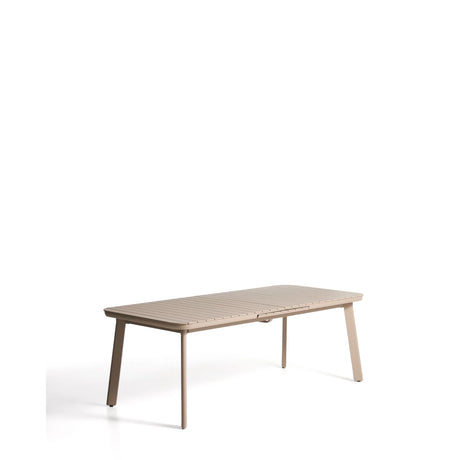 Ausziehbarer Outdoor-Tisch Izola aus Aluminium mit beigem Finish 220 (280) x 100 cm von Kave Home – Bild 4