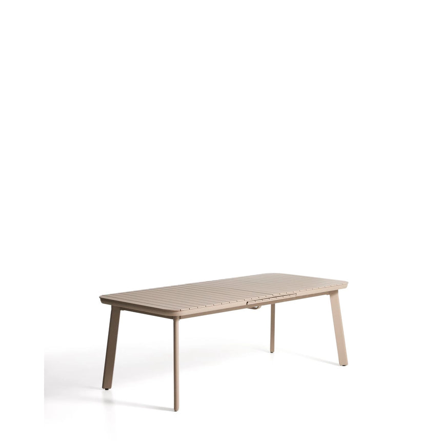 Ausziehbarer Outdoor-Tisch Izola aus Aluminium mit beigem Finish 220 (280) x 100 cm von Kave Home – Bild 4