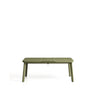 Ausziehbarer Outdoor-Tisch Izola aus Aluminium mit grünem Finish 185 (235) x 100 cm von Kave Home – Bild 1
