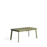 Ausziehbarer Outdoor-Tisch Izola aus Aluminium mit grünem Finish 185 (235) x 100 cm von Kave Home – Bild 3