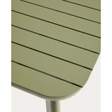Ausziehbarer Outdoor-Tisch Izola aus Aluminium mit grünem Finish 185 (235) x 100 cm von Kave Home – Bild 8