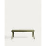 Ausziehbarer Outdoor-Tisch Izola aus Aluminium mit grünem Finish 220 (280) x 100 cm von Kave Home – Bild 1