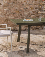 Ausziehbarer Outdoor-Tisch Izola aus Aluminium mit grünem Finish 220 (280) x 100 cm von Kave Home – Bild 5